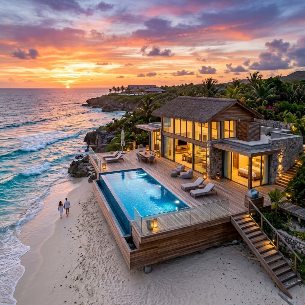 Oceanfront Serenity Villa